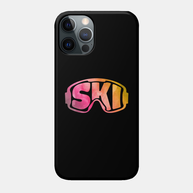 Awesome Skiing Ski Skier Skiers Goggles Design Art Gift Gifts For A Birthday Or Christmas - Sport - Phone Case