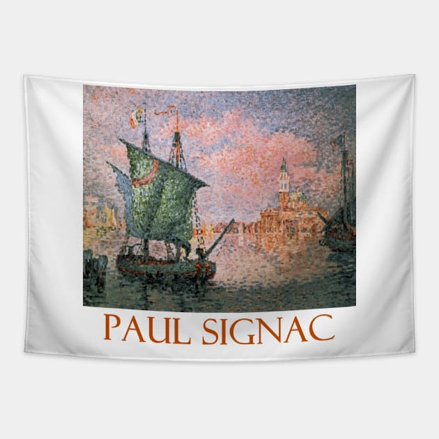 Venice - The Pink Cloud by Paul Signac Tapestry by Naves