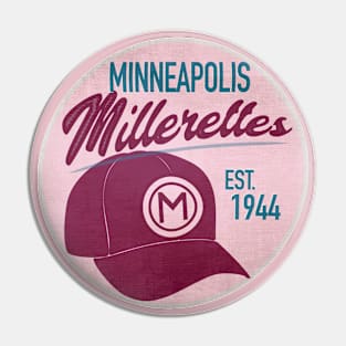 Minneapolis Millerettes • AAGPBL Hat Pin