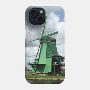 A Green Windmill Phone Case