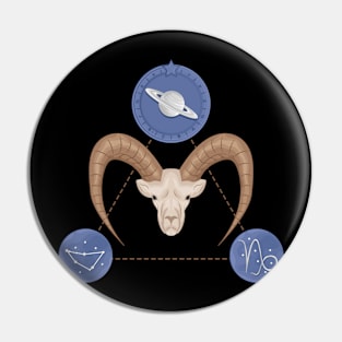 Capricorn Pin