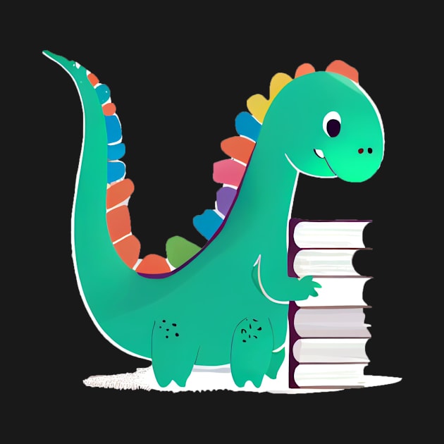 Cute Dinosaur Book Reading by Pixy Official