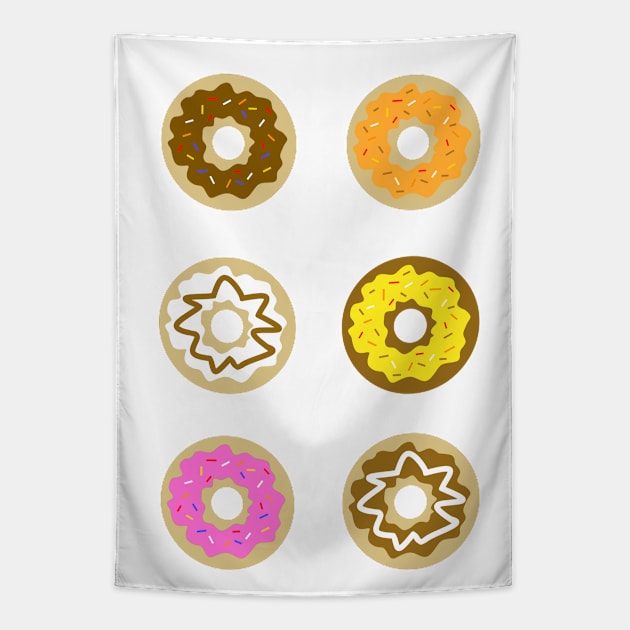 CHECK Out My Six Pack Of Donuts For Donut Lover Tapestry by SartorisArt1