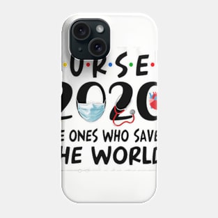 Nurses 2020 The One Where They Became Super Heroes Pandemic Shirt Phone Case