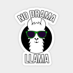 No Drama LLama Funny Magnet