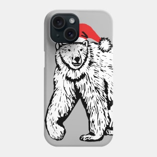 Christmas polar bear Phone Case