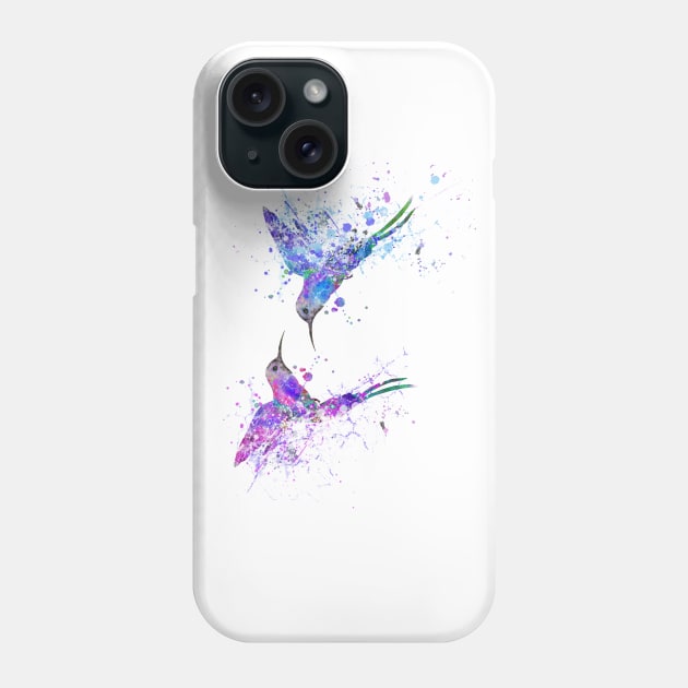 Hummingbird Phone Case by RosaliArt