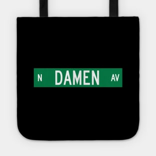 Damen Ave - Chicago Street Sign Tote