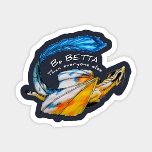 Betta Fish Dragon Magnet