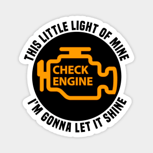 Check Engine Light Magnet