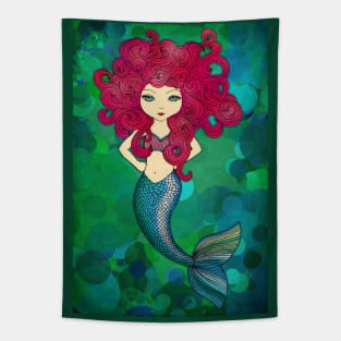 Mermaids have bad hair days, too. Tapestry