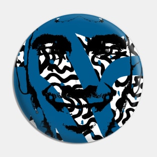 Smile Lines BLUE Pin