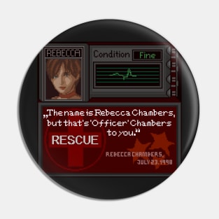 Resident Evil Pixel Art Pin