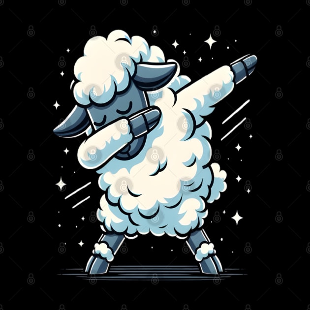 funny dabbing sheep glasses dab dance by justingreen