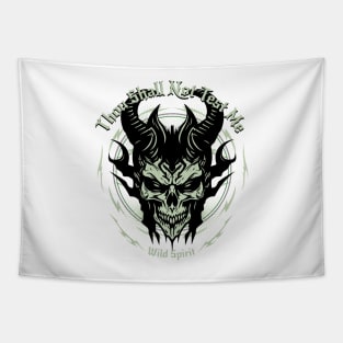 Thou Shall Not Test Me Wild Spirit Quote Motivational Inspirational Tapestry