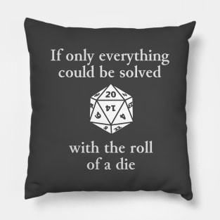 Dice roll Pillow