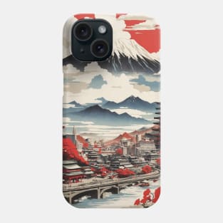 Kagawa Japan Travel Vintage Tourism Poster Phone Case