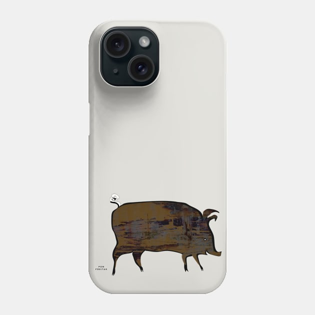 Pig : Phone Case by Annie Pom Freitag