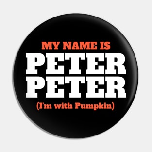 Halloween Couple: Peter Pumpkin Eater Pin