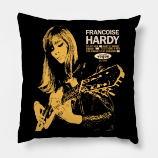 Classic Guitar Girl Retro Hardy Pillow