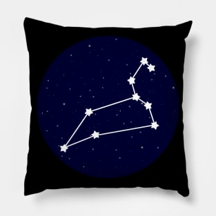 Leo Zodiac Constellation Pillow