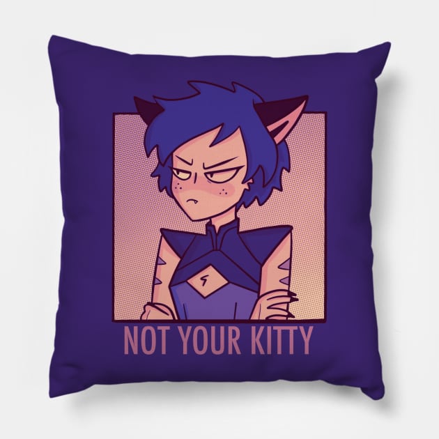 Catra Pillow by Undeuxtroisi