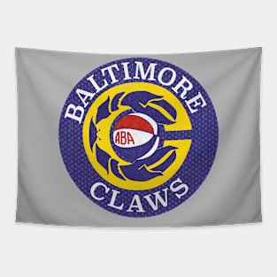 Short-lived Baltimore Claws ABA Basketball Tapestry