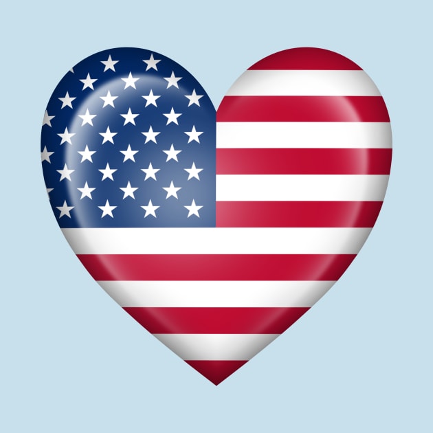 American Heart Flag by jeffbartels