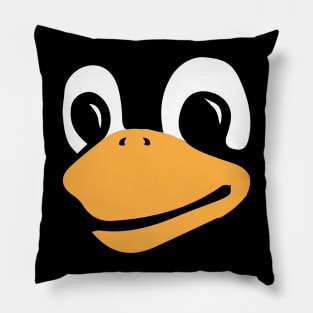 Lord and Saviour Tux Penguin Linux Mascot Face Freedom Pillow