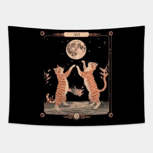 Cat Tarot Mystic Meow Musings Tapestry