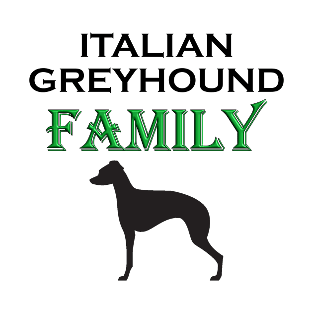 Italian Greyhound Family by Opus TShirt