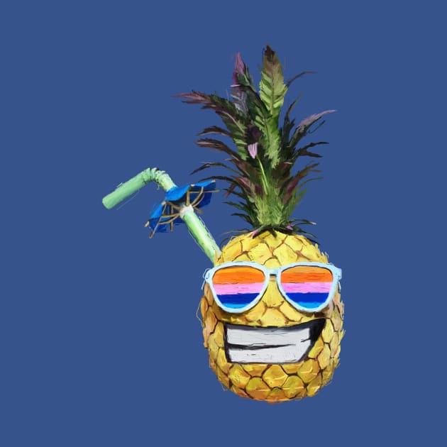 The singer is a cool pineapple by figue