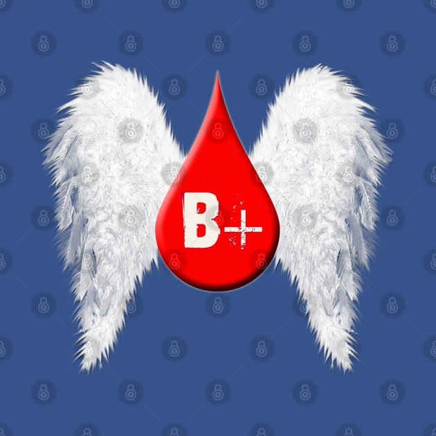 Blood Type B Positive - Angel Wings by PurplePeacock