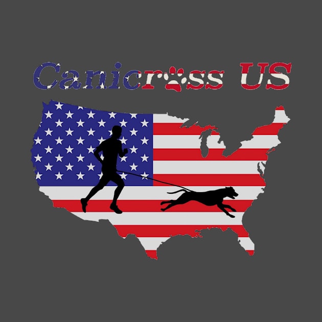 Dog Running USA by CanicrossUS