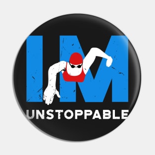 Womens IM Unstoppable Swimming Pin