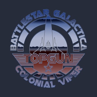 Battlestar Galactica Colonial Viper Topgun T-Shirt