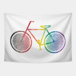 LGBTQIA Pride Bike Tapestry