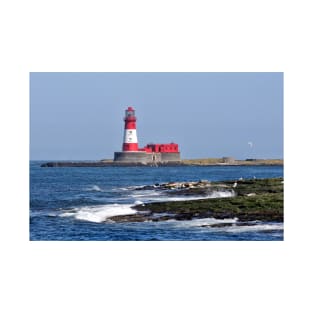 Longstone Lighthouse on the Farne Islands, Northumberland, UK T-Shirt