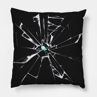 Shattered - Crystal Spider Web Pillow