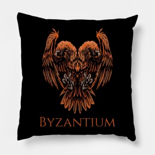 Byzantium - Byzantine Double Headed Eagle - Medieval History Pillow