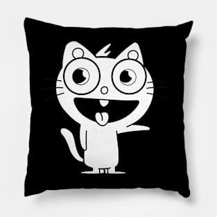 Doodle Cat Memes Pillow