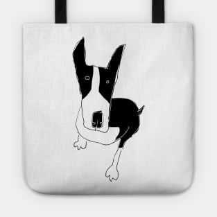 bull terrier Tote