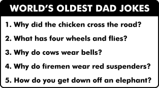 World's Oldest Dad Jokes Magnet