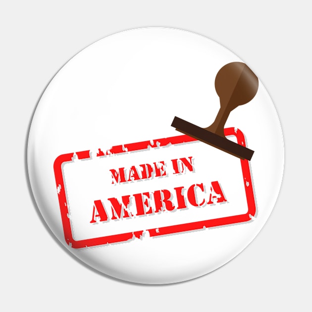 MADE IN AMERICA Pin by EXUBERANT DESIGN