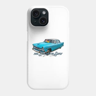 1956 Plymouth Savoy 4 Door Sedan Phone Case