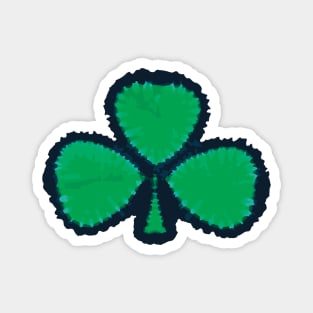 Tie Dye Shamrock Saint Patricks Day Irish Magnet