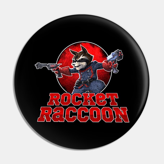 Rocket racoon Pin by Kevan Hom