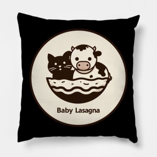 baby lasagna animals t shirt Pillow