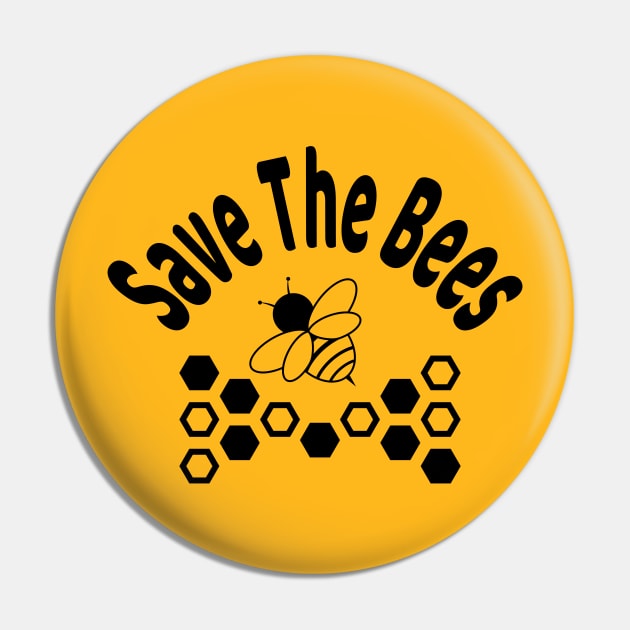 Save The Bees Pin by KevinWillms1