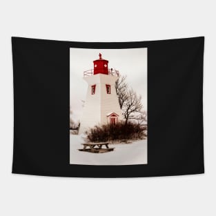 Seaside Lighthouse, Victoria, P.E.I. Tapestry